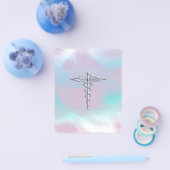 Chrome wie Caduceus Medical Symbol Mother Pearl Flyer (Einzeln)