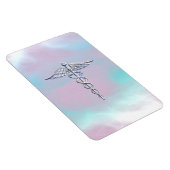 Chrome wie Caduceus Medical Symbol Mother Pearl Magnet (Rechte Seite)