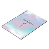 Chrome wie Caduceus Medical Symbol Mother Pearl Notizblock (Linke Seite)