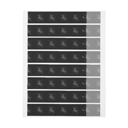 Chrome wie Capricorn Zodiac Sign auf Hevelius (Bogen)