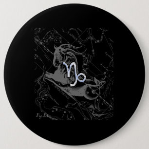Chrome wie Capricorn Zodiac Sign auf Hevelius Button