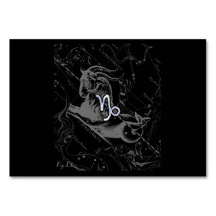 Chrome wie Capricorn Zodiac Sign auf Hevelius Tischnummer