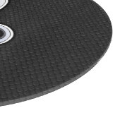 Chrome wie Capricorn Zodiac Symbol auf Schlangenha Schneidebrett (Ecke)