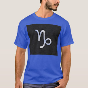 Chrome wie Capricorn Zodiac Symbol auf Schlangenha T-Shirt