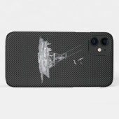 Chrome wie Fischerboot auf Carbon Fibre Decor Case-Mate iPhone Hülle (Rückseite (Horizontal))