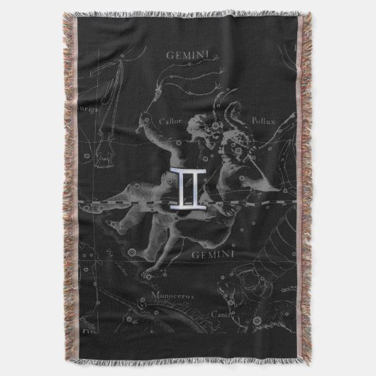 Chrome wie Gemini Zodiac Sign auf Hevelius 1690 Decke (Vorderseite Vertikal)