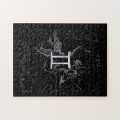 Chrome wie Gemini Zodiac Sign auf Hevelius 1690 Puzzle (Horizontal)