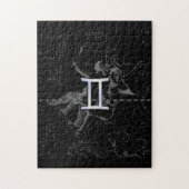Chrome wie Gemini Zodiac Sign auf Hevelius 1690 Puzzle (Vertikal)