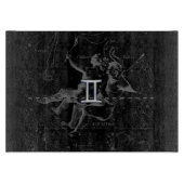 Chrome wie Gemini Zodiac Sign auf Hevelius 1690 Schneidebrett (Vorderseite)