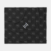 Chrome wie Gemini Zodiac Sign auf Hevelius Fleecedecke (Vorderseite (Horizontal))