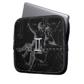 Chrome wie Gemini Zodiac Sign auf Hevelius Laptopschutzhülle (Vorderseite Links)