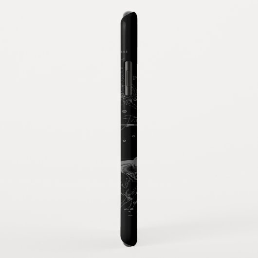 Chrome wie Krebs Zodiac Symbol auf Hevelius Case-Mate iPhone Hülle (Hinten/Rechts)