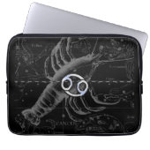 Chrome wie Krebs Zodiac-Zeichen auf Hevelius Laptopschutzhülle (Vorderseite)