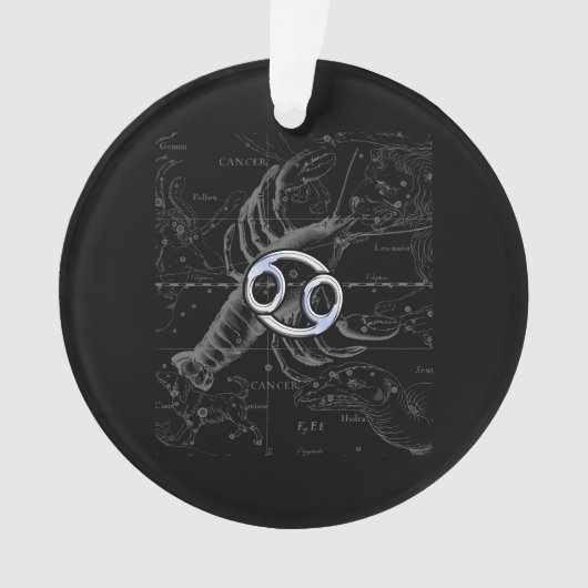 Chrome wie Krebszeichen auf der Gravur von Heveliu Ornament (Vorderseite)