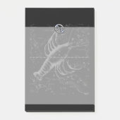 Chrome wie Krebszeichen auf der Gravur von Heveliu Post-it Klebezettel (Vorderseite)