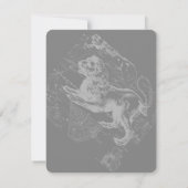 Chrome wie Leo Zodiac Constellation Map Hevelius (Rückseite)