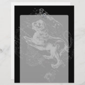 Chrome wie Leo Zodiac Constellation Map Hevelius (Vorne/Hinten)