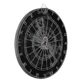 Chrome wie Leo Zodiac Constellation Map Hevelius Dartscheibe (Vorderseite Links)