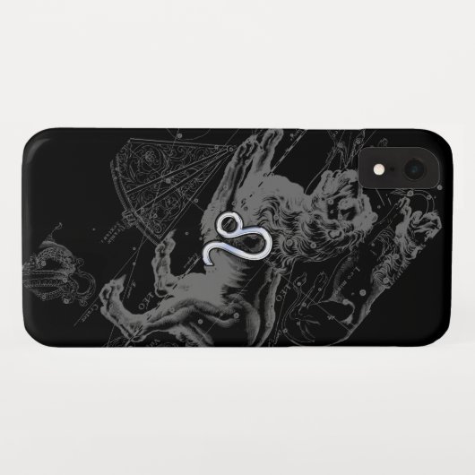 Chrome wie Leo Zodiac Sign auf Hevelius 1690 Case-Mate iPhone Hülle (Rückseite (Horizontal))