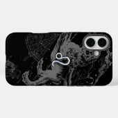 Chrome wie Leo Zodiac Sign auf Hevelius 1690 Case-Mate iPhone Hülle (Rückseite (Horizontal))
