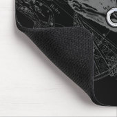 Chrome wie Leo Zodiac Sign auf Hevelius 1690 Mousepad (Ecke)