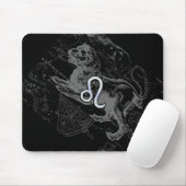 Chrome wie Leo Zodiac Sign auf Hevelius 1690 Mousepad (Mit Mouse)