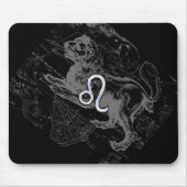 Chrome wie Leo Zodiac Sign auf Hevelius 1690 Mousepad (Vorne)