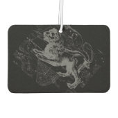 Chrome wie Leo Zodiac Sign auf Hevelius Autolufterfrischer (Rückseite)