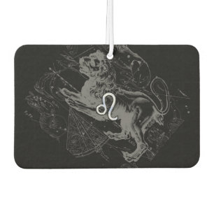 Chrome wie Leo Zodiac Sign auf Hevelius Autolufterfrischer