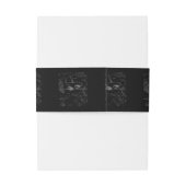 Chrome wie Libra Zodiac Sign auf Hevelius Einladungsbanderole (Rückseitenbeispiel)