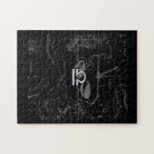 Chrome wie Libra Zodiac Sign auf Hevelius Puzzle (Horizontal)