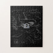 Chrome wie Libra Zodiac Sign auf Hevelius Puzzle (Vertikal)