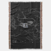 Chrome wie Libra Zodiac Symbol auf Hevelius Decke (Vorderseite Vertikal)