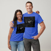 Chrome wie Libra Zodiac Symbol auf Hevelius T-Shirt (Unisex)