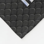 Chrome wie Libra Zodiac Symbol Schlange Hautdekor Fleecedecke (Ecke)