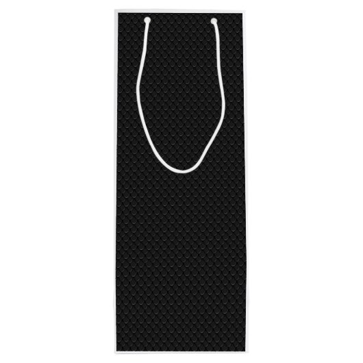 Chrome wie Libra Zodiac Symbol Schlange Hautdekor Geschenktüte Für Weinflaschen (Rückseite)