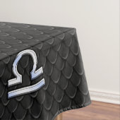 Chrome wie Libra Zodiac Symbol Schlange Hautdekor Tischdecke (Beispiel)