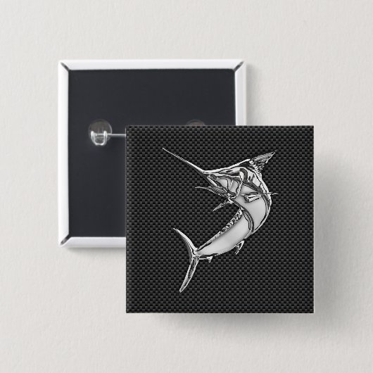 Chrome wie Marlin auf Kohlenstofffaser Button (Vorne & Hinten)