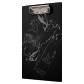 Chrome wie Pisces Zodiac Sign auf Hevelius 1690 Klemmbrett (Links)