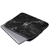 Chrome wie Pisces Zodiac Sign auf Hevelius Laptopschutzhülle (Vorne Knopf)