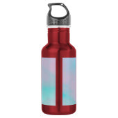 Chrome wie RN Caduceus in Mother Pearl Style Edelstahlflasche (Rückseite)