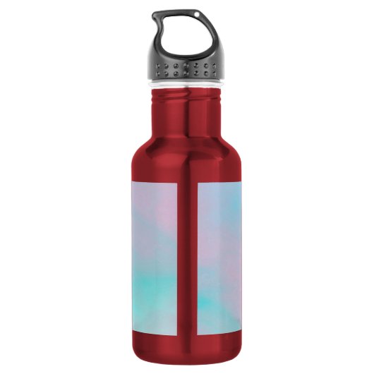 Chrome wie RN Caduceus in Mother Pearl Style Edelstahlflasche (Rückseite)