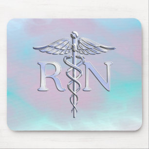 Chrome wie RN Caduceus in Mother Pearl Style Mousepad