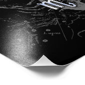 Chrome wie Scorpio Zodiac Sign auf Hevelius Dekora Fotodruck (Ecke)