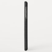 Chrome wie Seidenanker Blau auf Kohlenstofffaser Case-Mate iPhone Hülle (Hinten/Links)