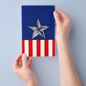 Chrome wie Silver Star Festive Patriotic Colors Flyer (Handgriff)