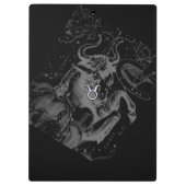 Chrome wie Taurus-Zeichen auf Hevelius Klemmbrett (Rückseite)