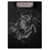 Chrome wie Taurus-Zeichen auf Hevelius Klemmbrett (Vorderseite)