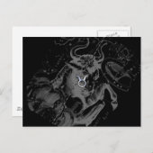 Chrome wie Taurus-Zeichen auf Hevelius Postkarte (Vorne/Hinten)
