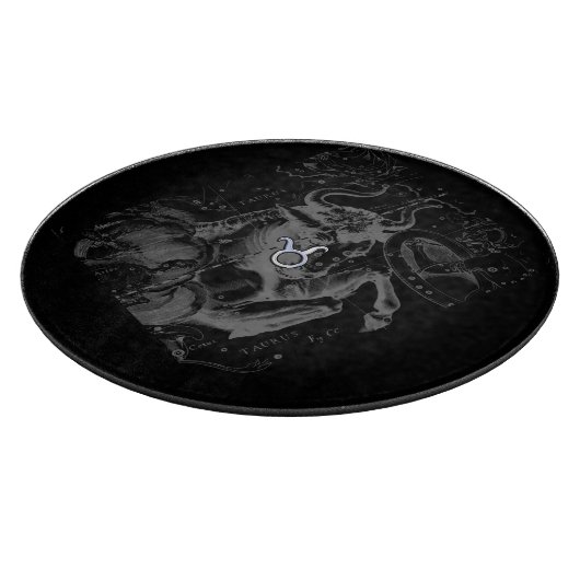 Chrome wie Taurus-Zeichen auf Hevelius Schneidebrett (Ecke)